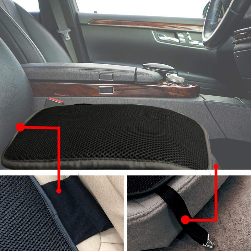 BIGANT Big Ant Breathable Car Seat Cushion, 1PC Car Interior Seat Cover Cushion Pad Mat for Auto Supplies Home Office Chair (Black) - Image 4